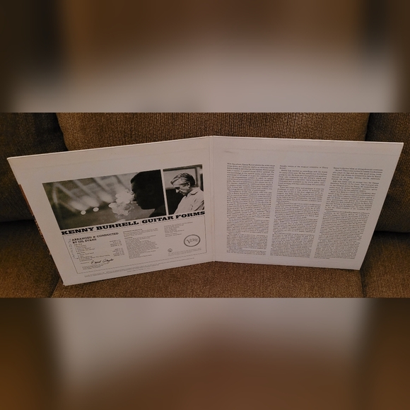 Kenny Burrell - Guitar Forms LP 1966 Verve Jazz Gil Evans - Picture 3 of 6